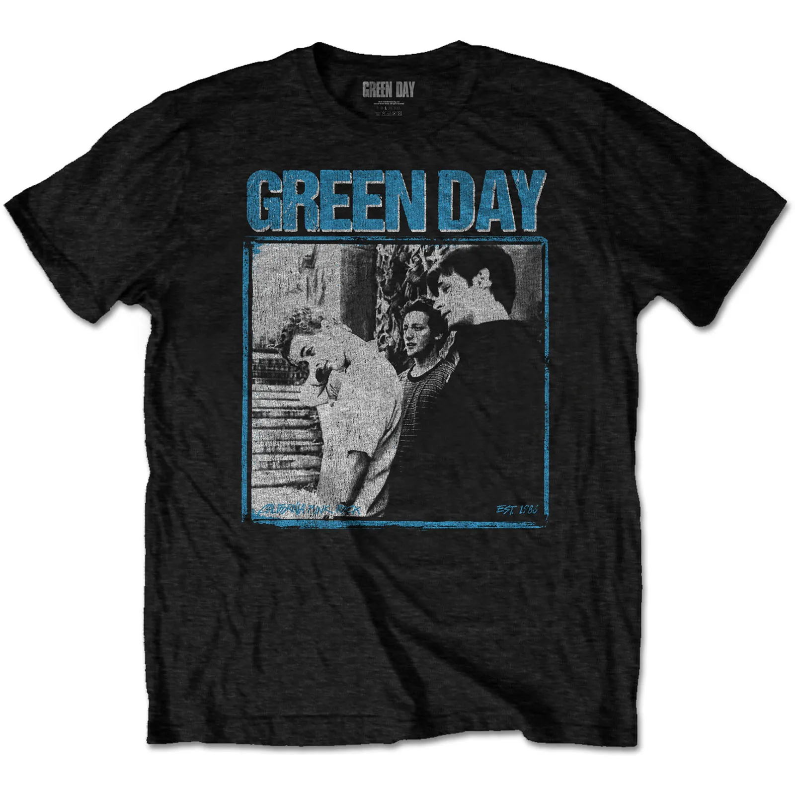 Green Day - Unisex T-Shirt Photo Block artwork