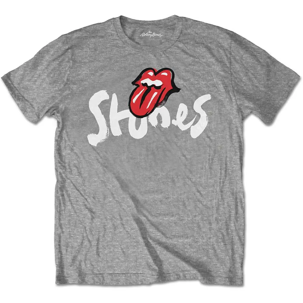 The Rolling Stones - Unisex T-Shirt No Filter Brush Strokes artwork