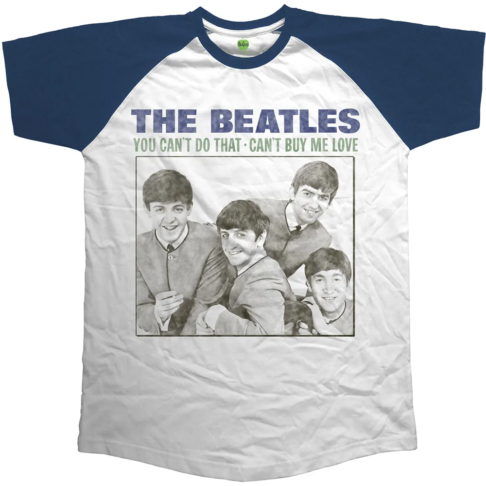 The Beatles - Unisex Raglan T-Shirt You Can't Do That - Can't Buy Me Love artwork