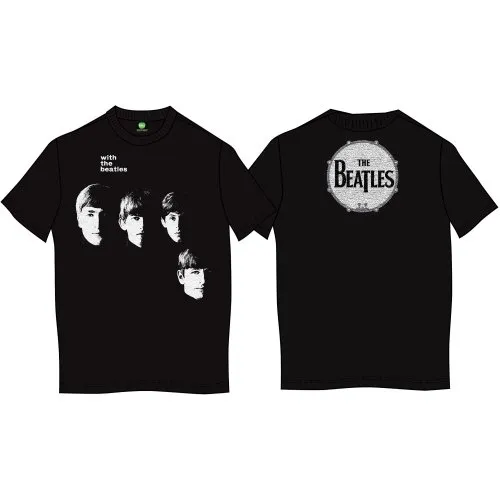 The Beatles - Unisex T-Shirt With The Beatles Back Print artwork