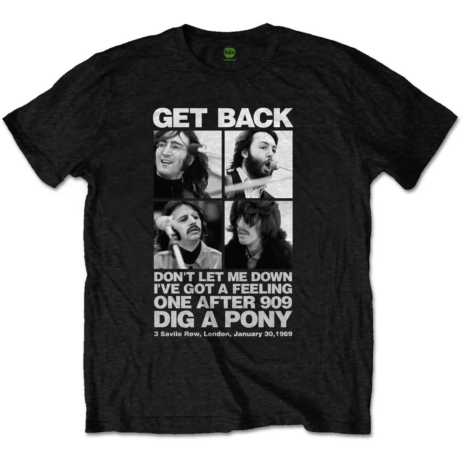 The Beatles - Unisex T-Shirt 3 Savile Row artwork