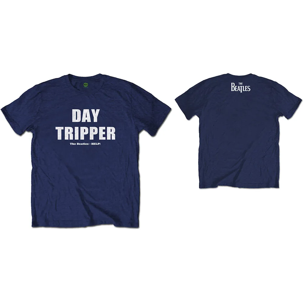 The Beatles - Unisex T-Shirt Day Tripper Back Print artwork