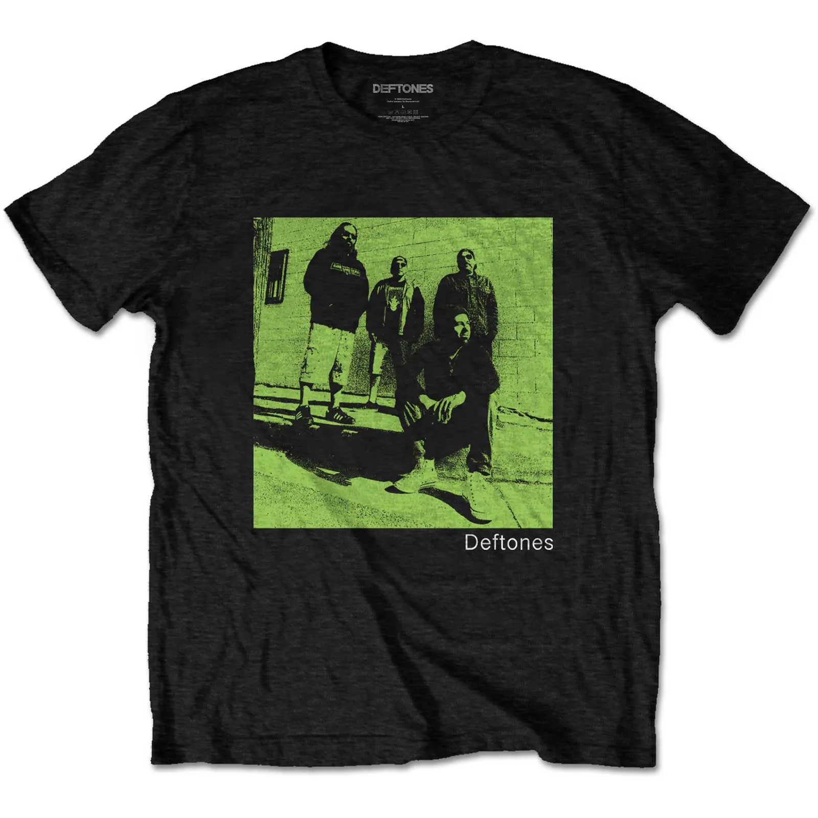 Deftones - Unisex T-Shirt Green Photo artwork