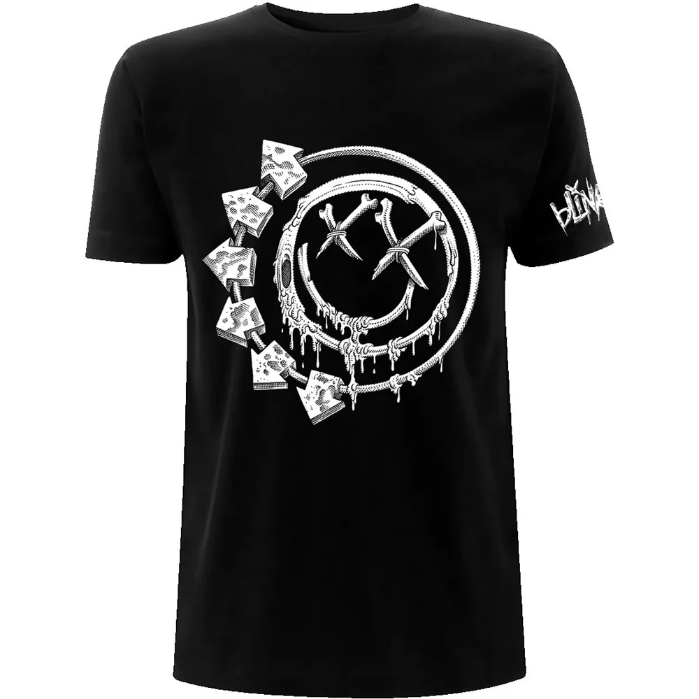 Blink 182 - Unisex T-Shirt Bones artwork