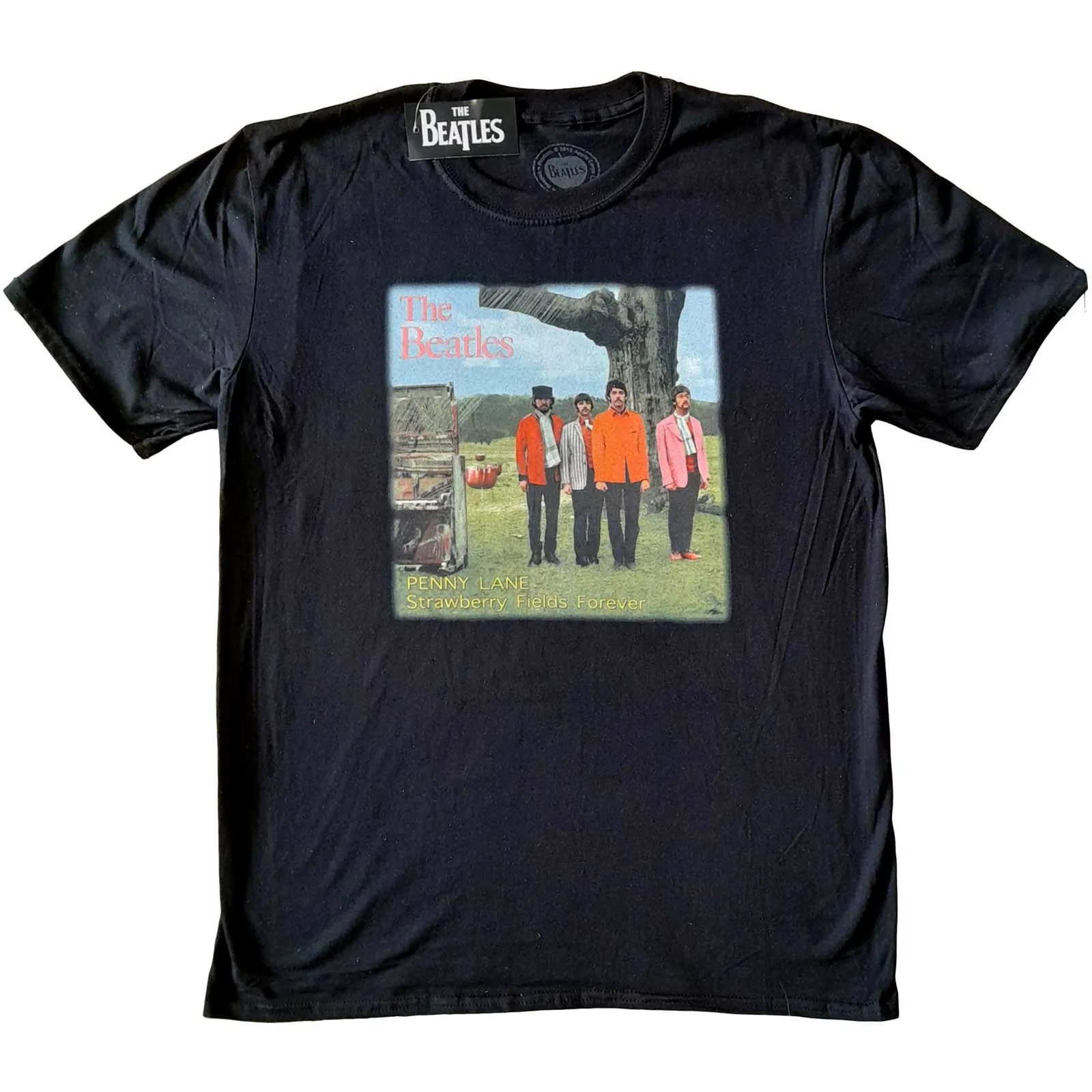 The Beatles - Unisex T-Shirt Strawberry Fields Forever artwork