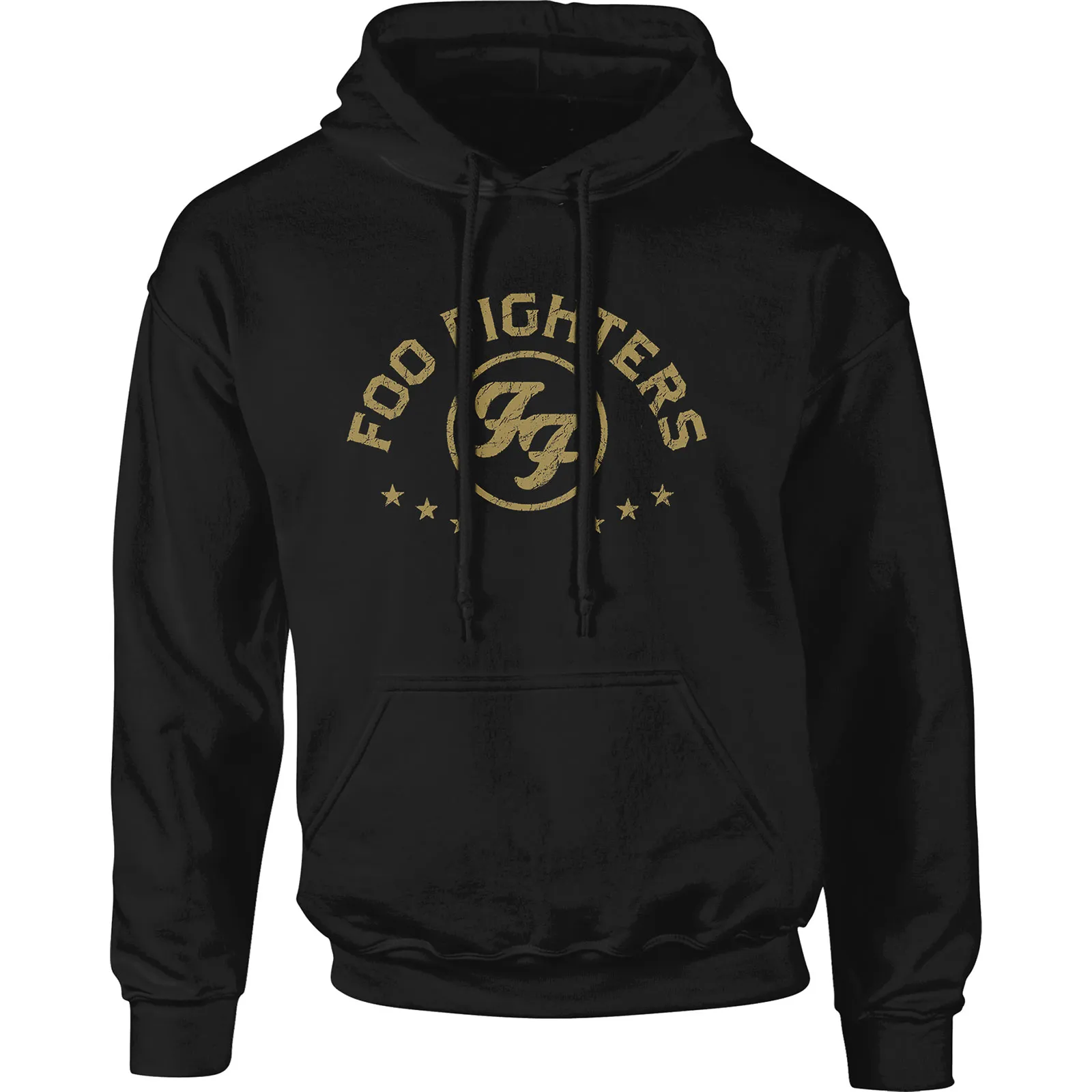 Foo Fighters - Unisex Pullover Hoodie Arched Stars artwork