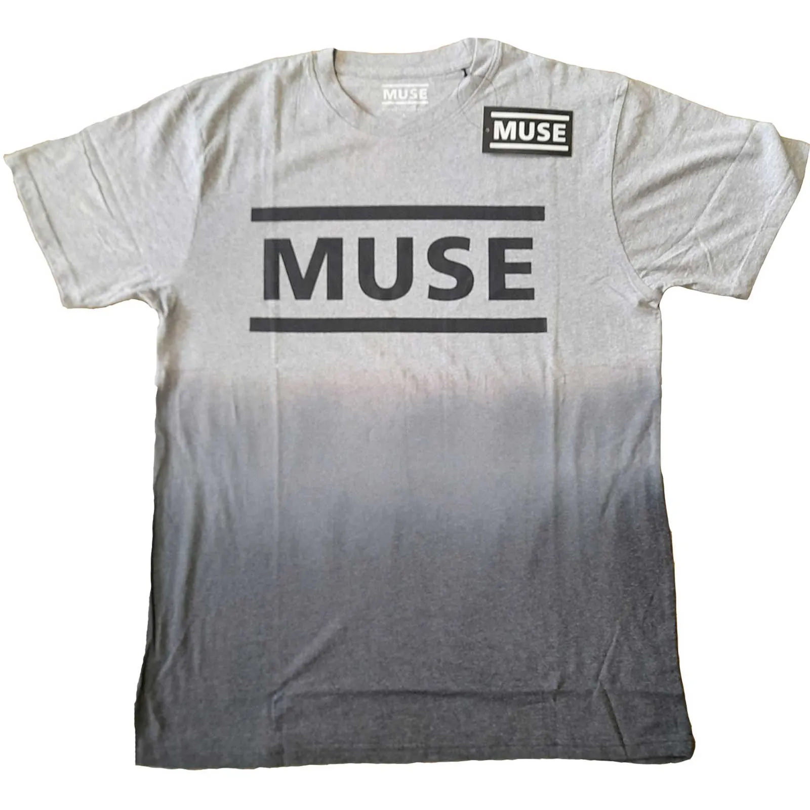 Muse - Unisex T-Shirt Logo Dip Dye, Dye Wash artwork