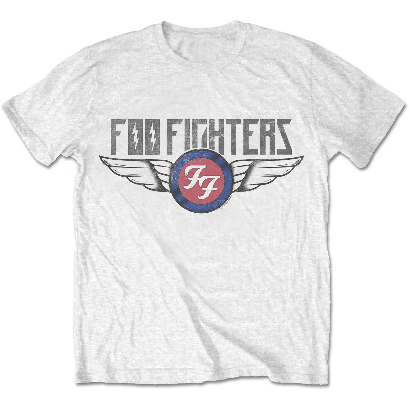 Foo Fighters - Unisex T-Shirt Flash Wings artwork