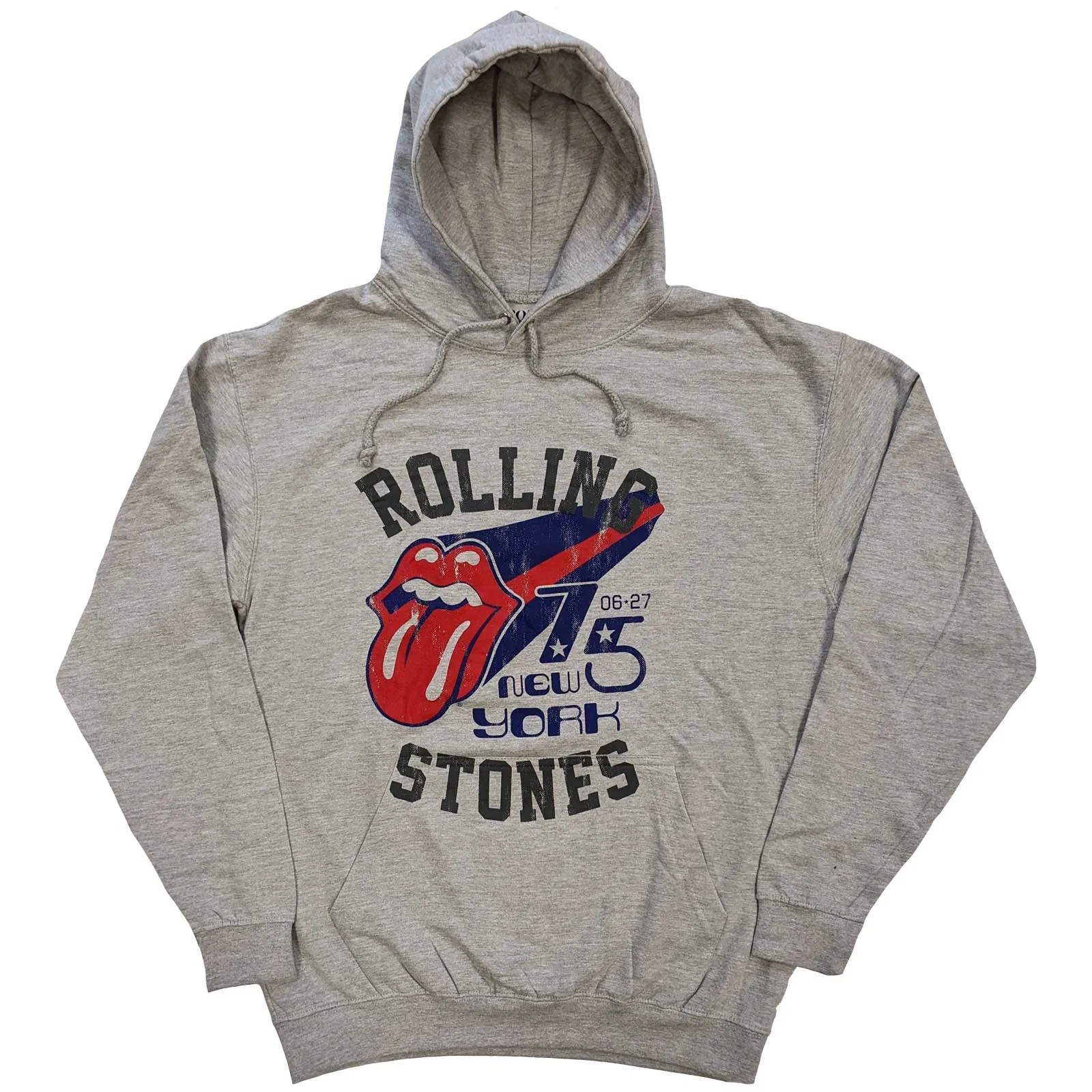 The Rolling Stones - Unisex Pullover Hoodie New York '75 artwork