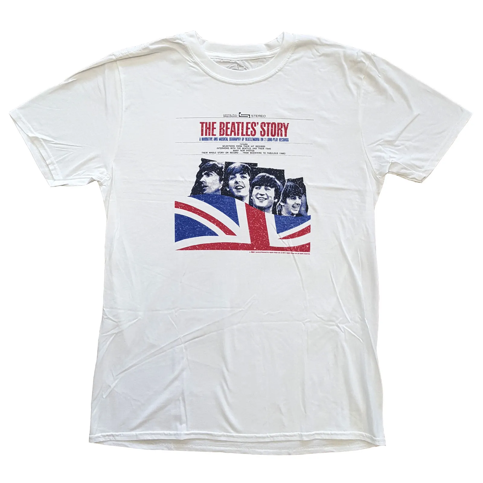 The Beatles - Unisex T-Shirt The Beatles Story artwork