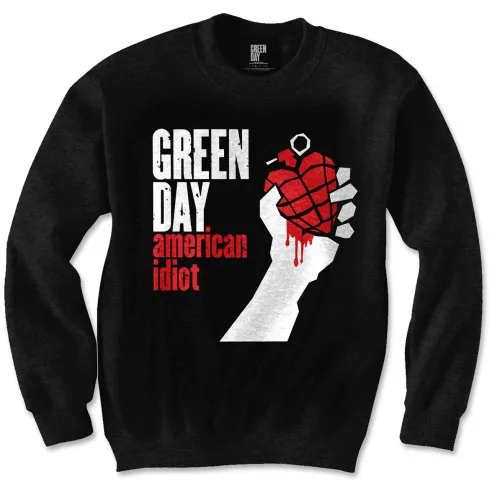 Green Day - Unisex Sweatshirt American Idiot artwork