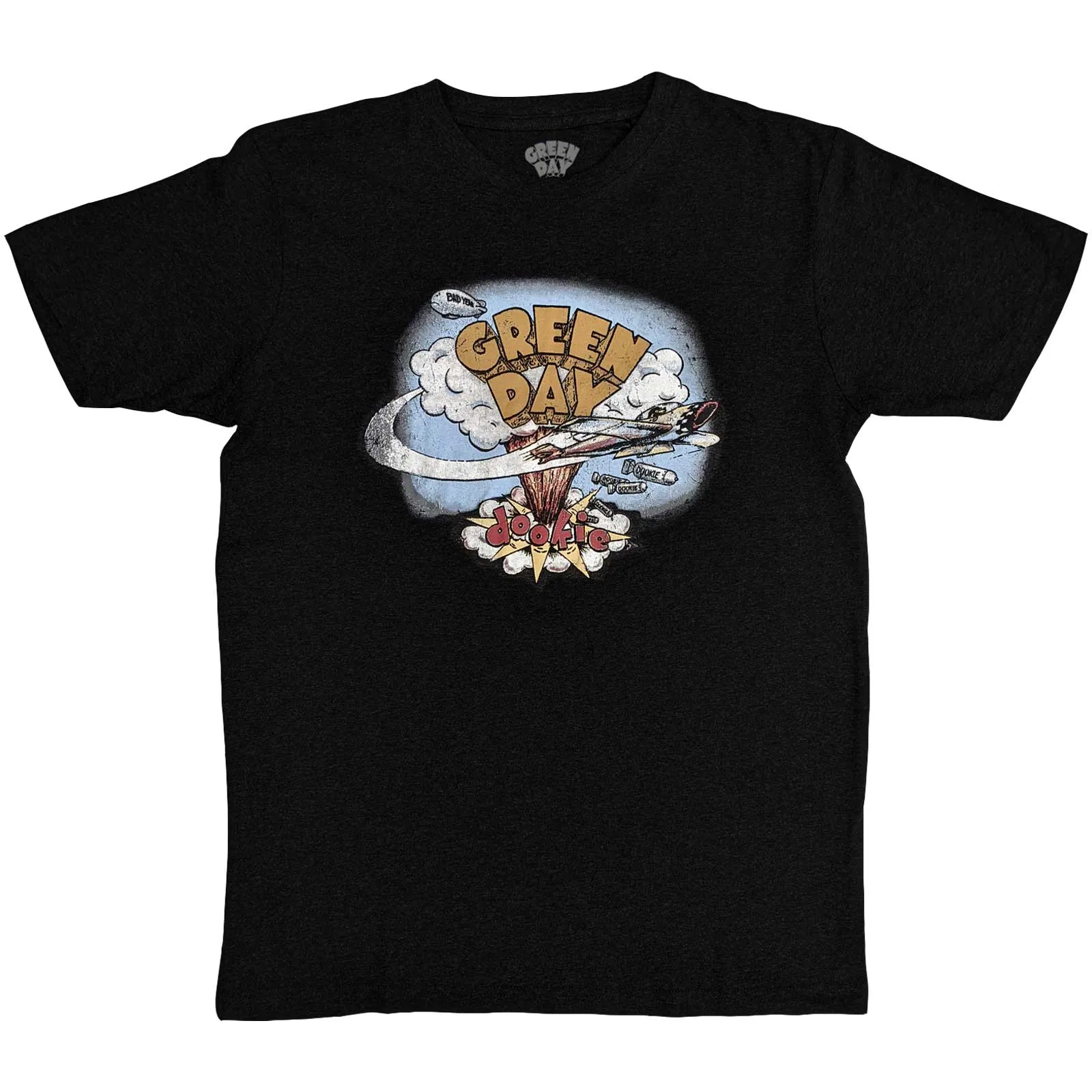 Green Day - Unisex T-Shirt Dookie Vintage artwork