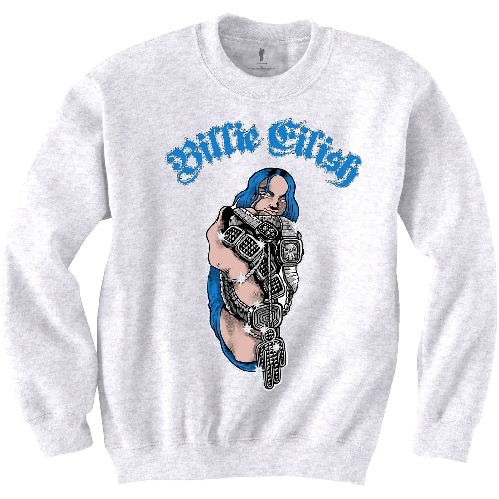 Billie Eilish - Unisex Sweatshirt Bling artwork