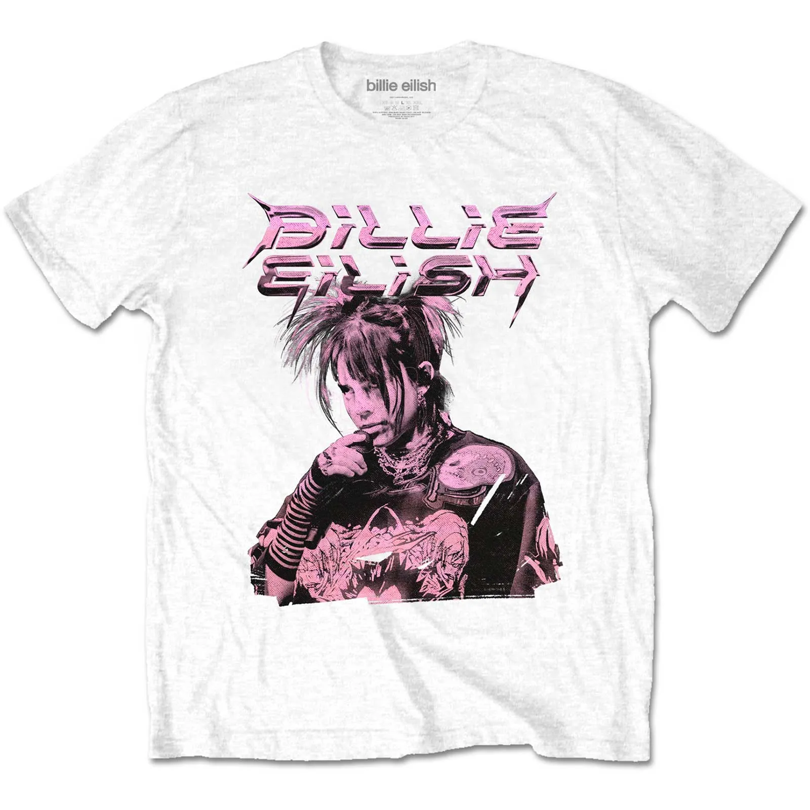 Billie Eilish - Unisex T-Shirt Purple Illustration artwork