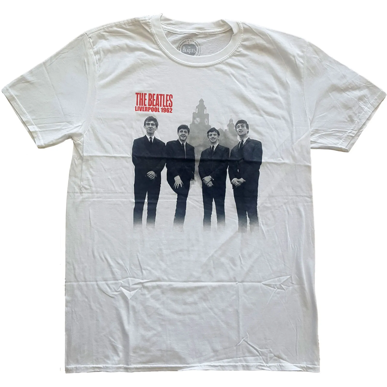 The Beatles - Unisex T-Shirt In Liverpool artwork