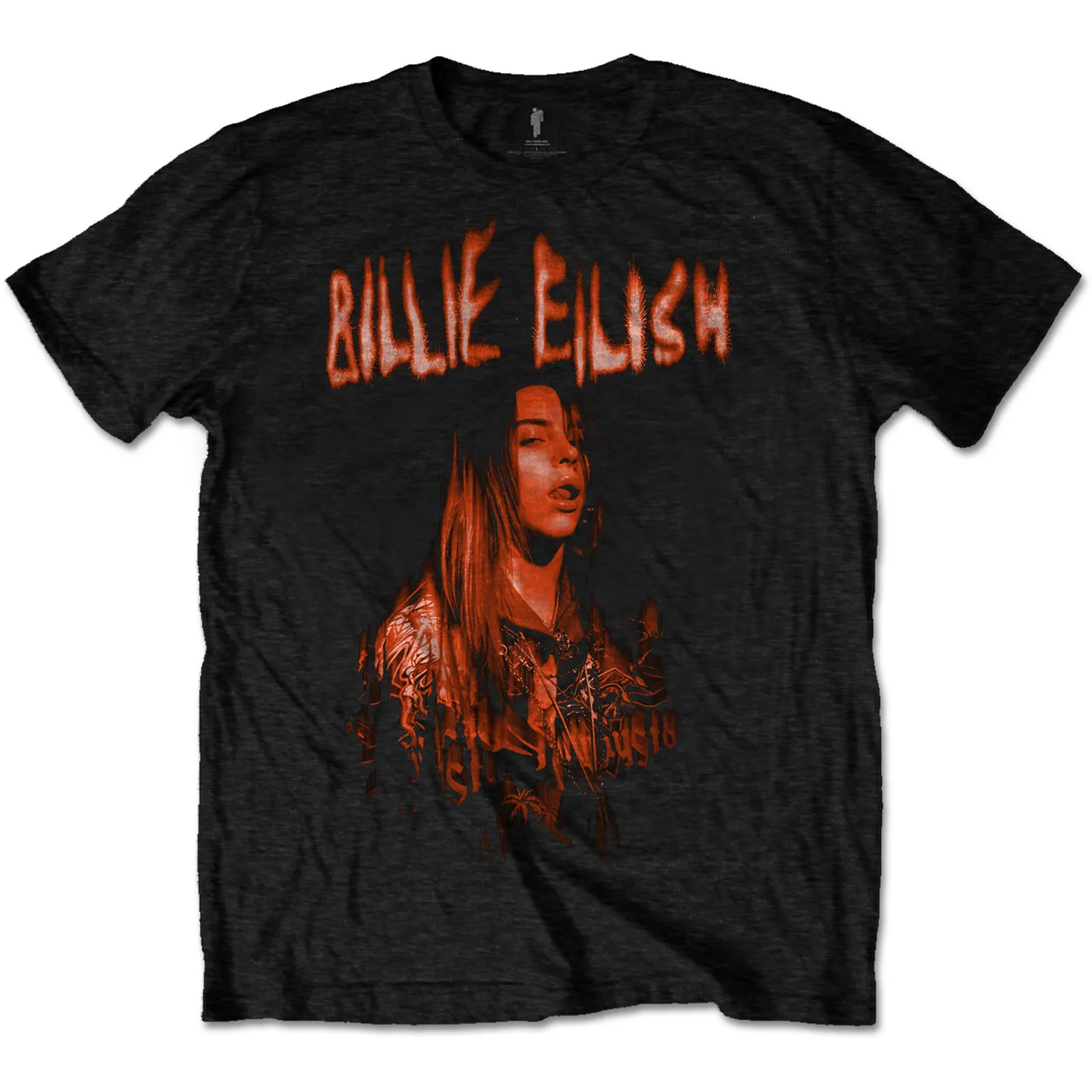 Billie Eilish - Unisex T-Shirt Spooky Logo artwork