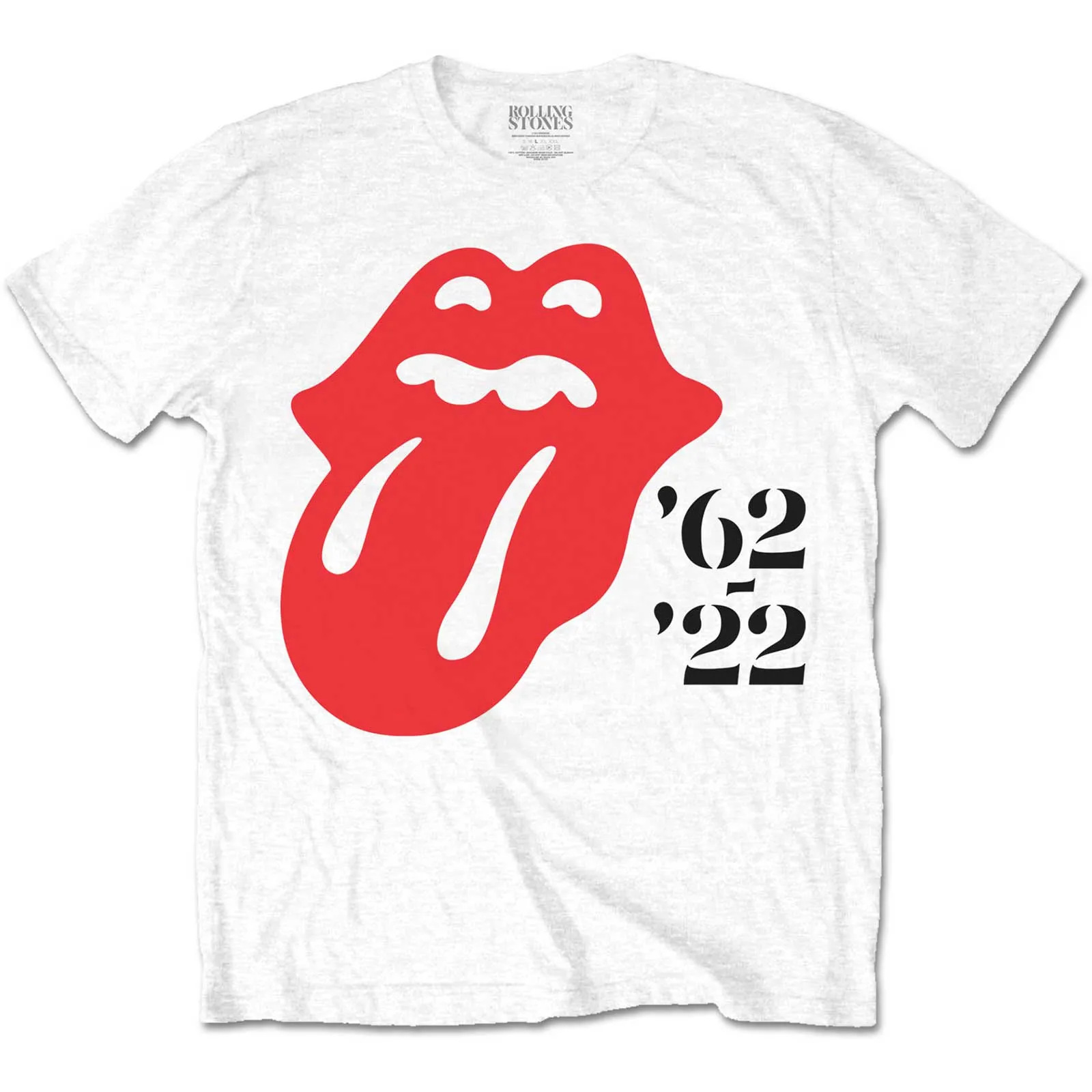 The Rolling Stones - Unisex T-Shirt Sixty '62 - '22 artwork