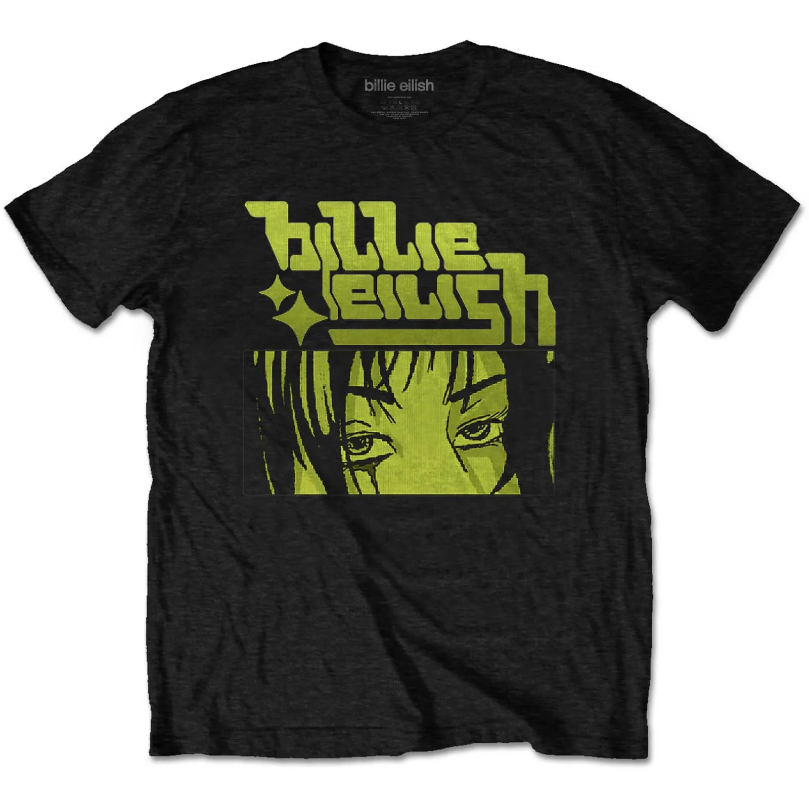 Billie Eilish - Unisex T-Shirt Anime Logo artwork