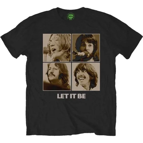 The Beatles - Unisex T-Shirt Let It Be Sepia artwork