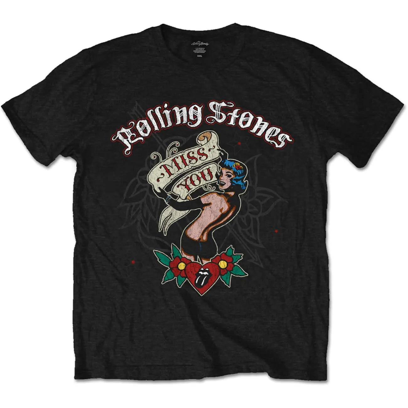 The Rolling Stones - Unisex T-Shirt Miss You artwork