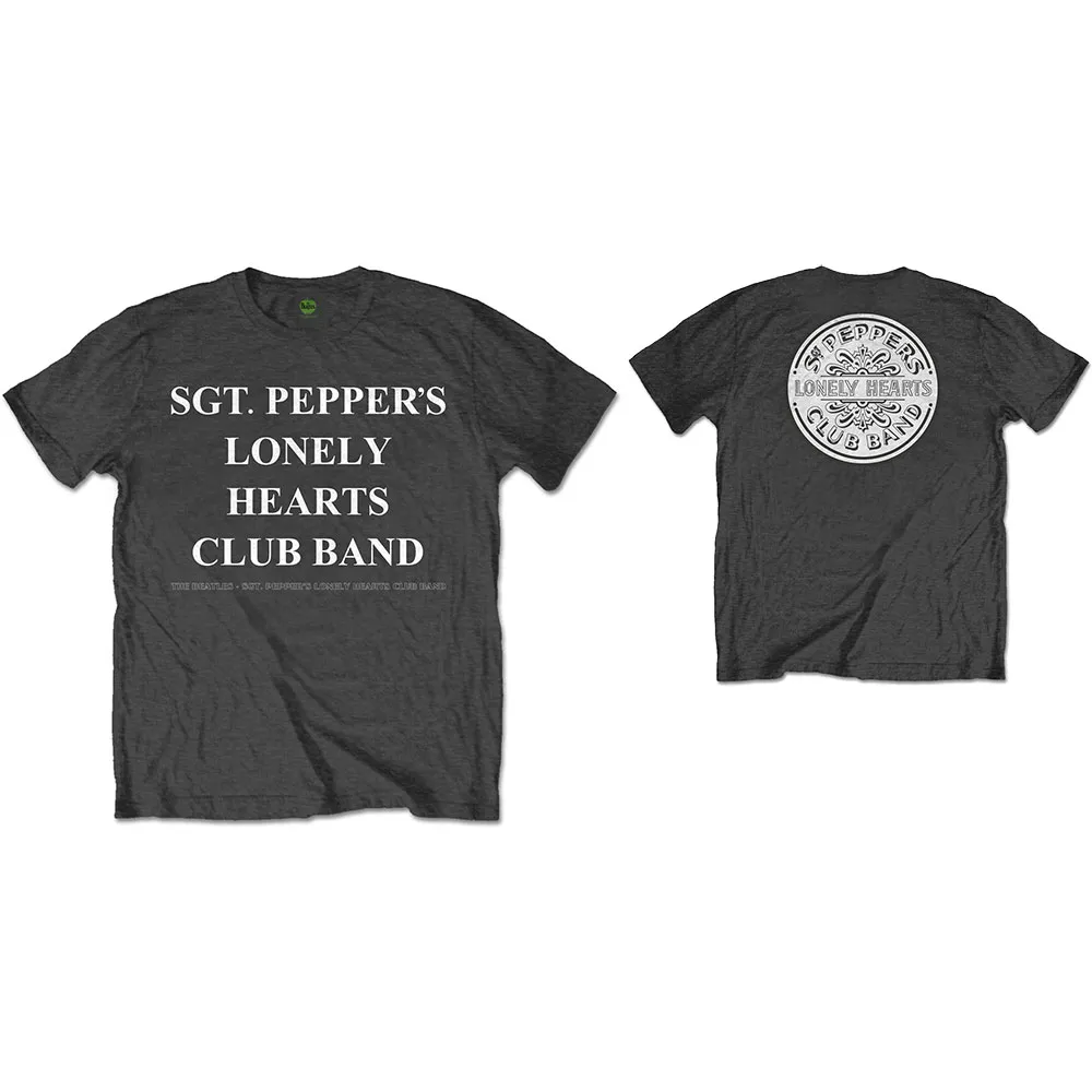 The Beatles - Unisex T-Shirt SPLHCB with Drum Back Print artwork