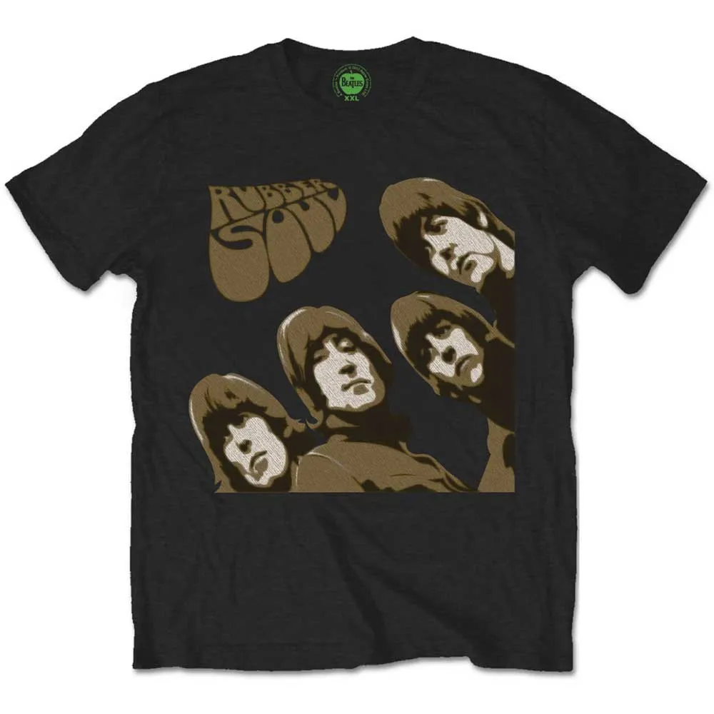 The Beatles - Unisex T-Shirt Rubber Soul Sketch artwork