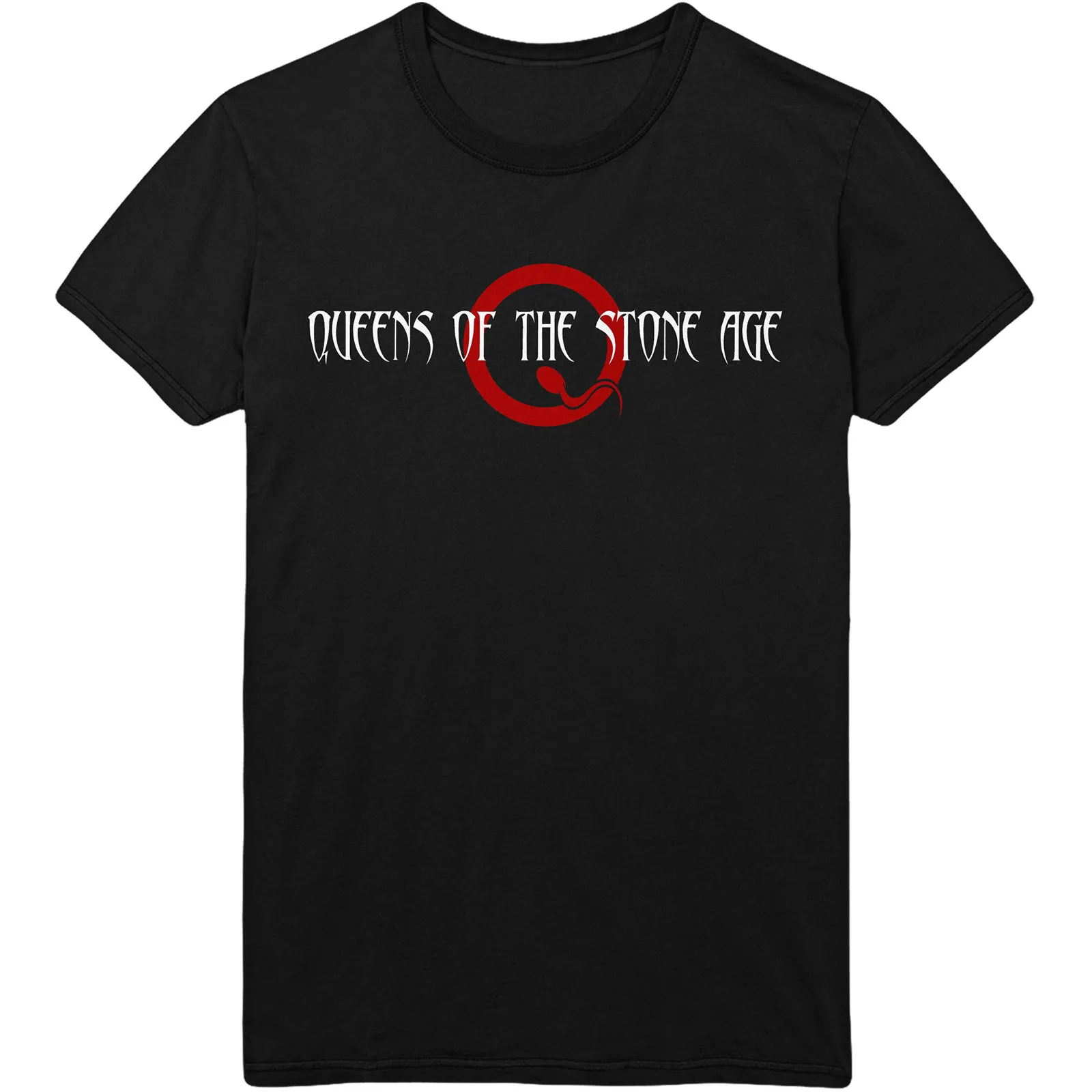 Queens Of The Stone Age - Unisex T-Shirt Text Logo artwork