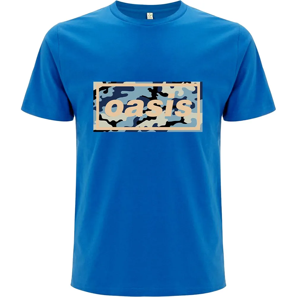 Oasis - Unisex T-Shirt Camo Logo artwork