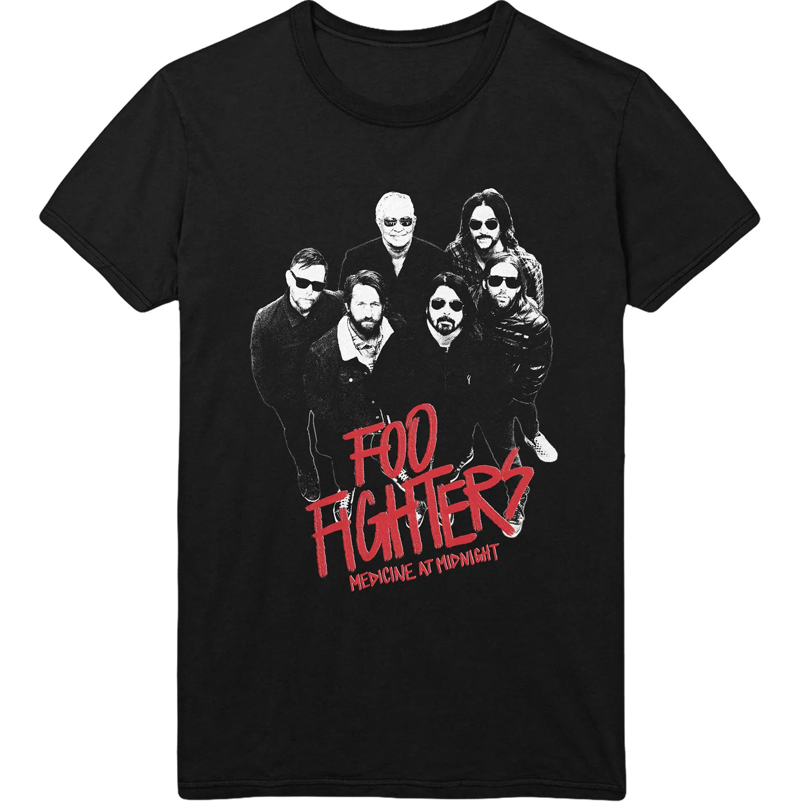 Foo Fighters - Unisex T-Shirt Medicine At Midnight Photo artwork