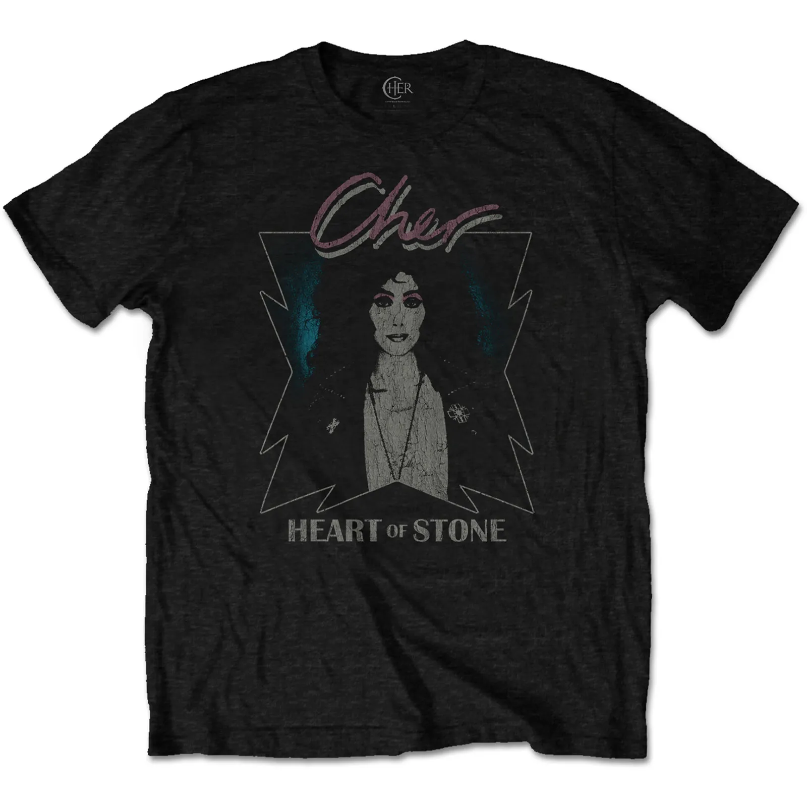 Cher - Unisex T-Shirt Heart of Stone artwork