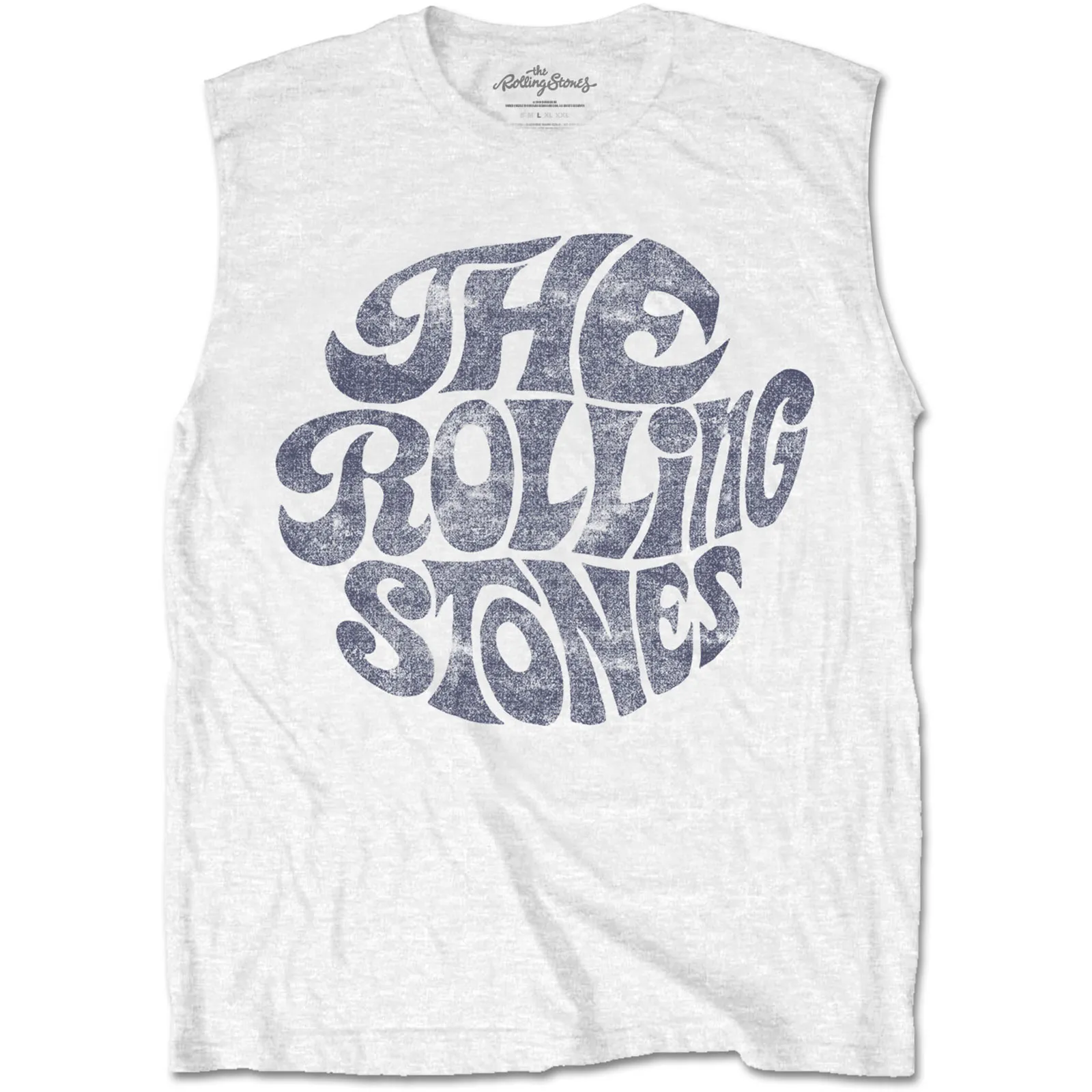 The Rolling Stones - Unisex Vest T-Shirt Vintage 70s Logo artwork