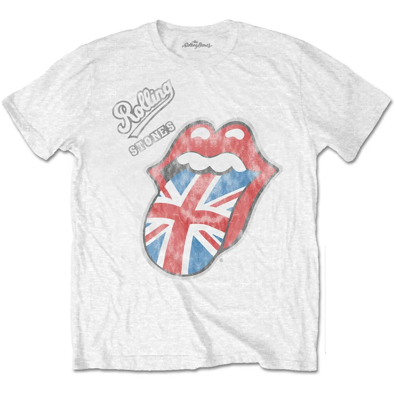 The Rolling Stones - Unisex T-Shirt Vintage British Tongue Extreme Soft Hand Inks artwork