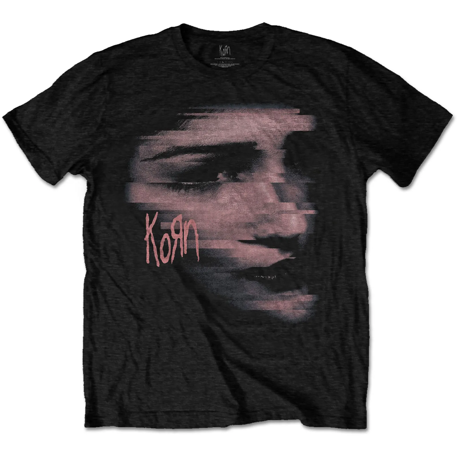 Korn - Unisex T-Shirt Chopped Face artwork