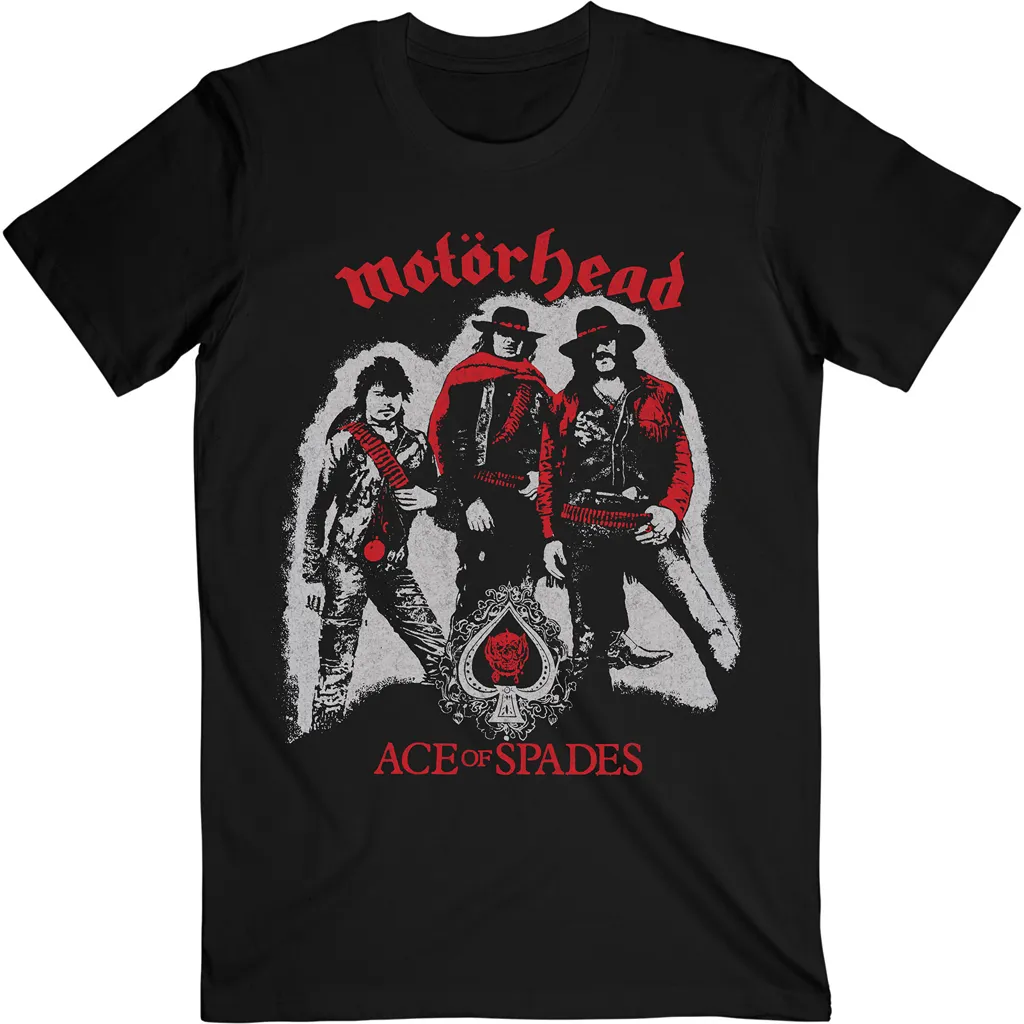 Motorhead - Unisex T-Shirt Ace of Spades Cowboys - (Tee Shirts) | Rough ...