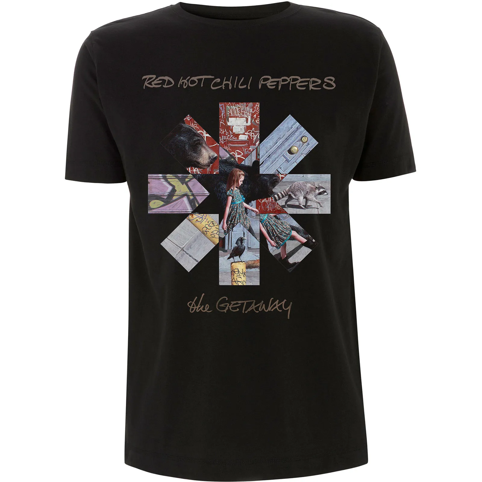 Red Hot Chili Peppers - Unisex T-Shirt Getaway Album Asterisk artwork
