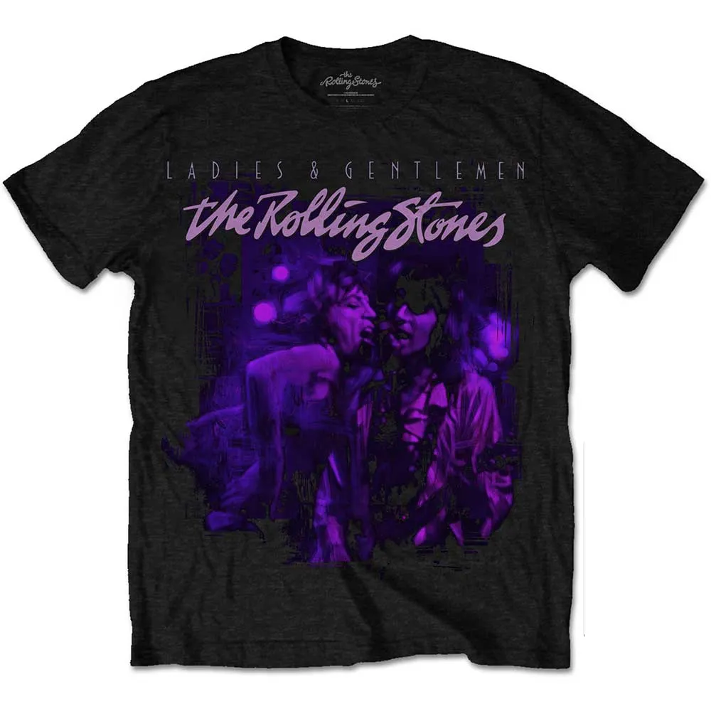 The Rolling Stones - Unisex T-Shirt Mick & Keith Together artwork