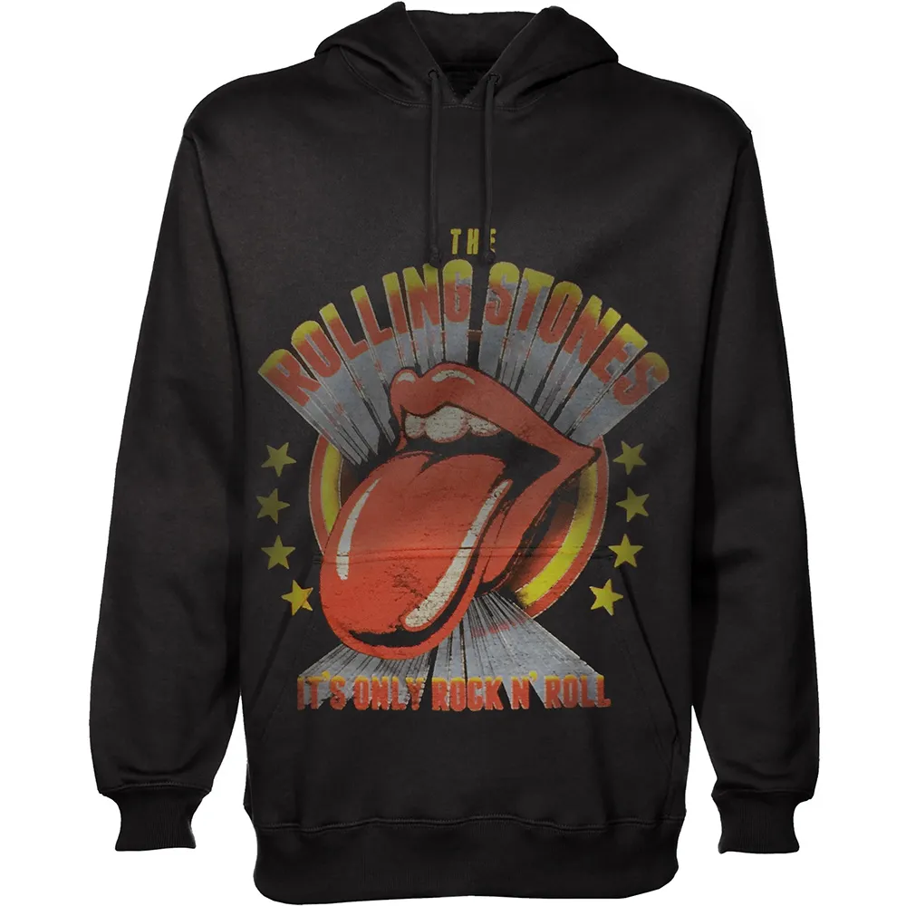 The Rolling Stones - Unisex Pullover Hoodie It's Only Rock 'n Roll artwork