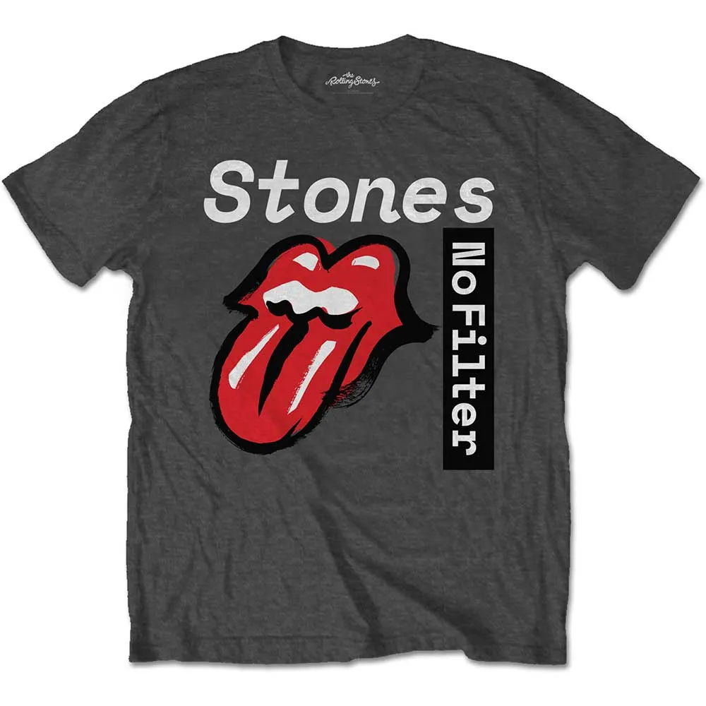 The Rolling Stones - Unisex T-Shirt No Filter Text artwork