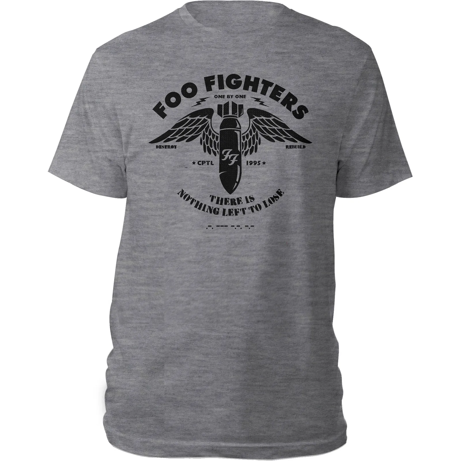 Foo Fighters - Unisex T-Shirt Stencil artwork