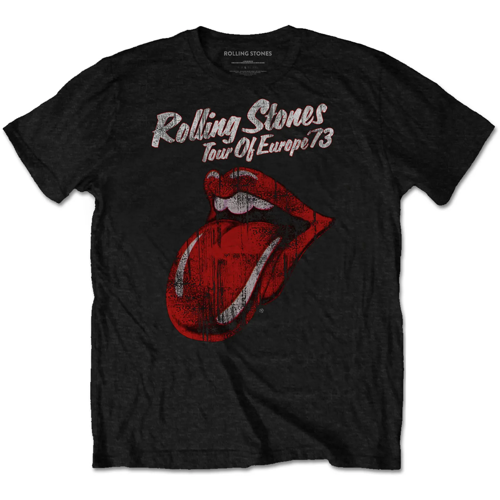 The Rolling Stones - Unisex T-Shirt 73 Tour artwork