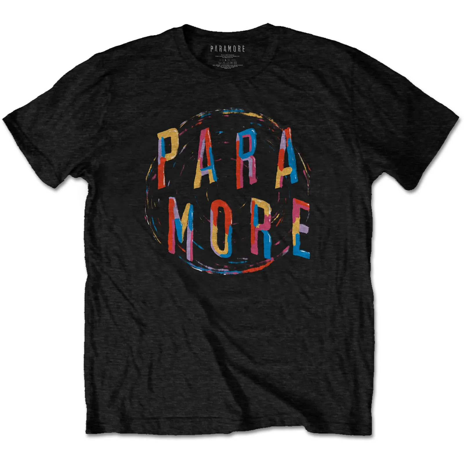 Paramore - Unisex T-Shirt Spiral artwork