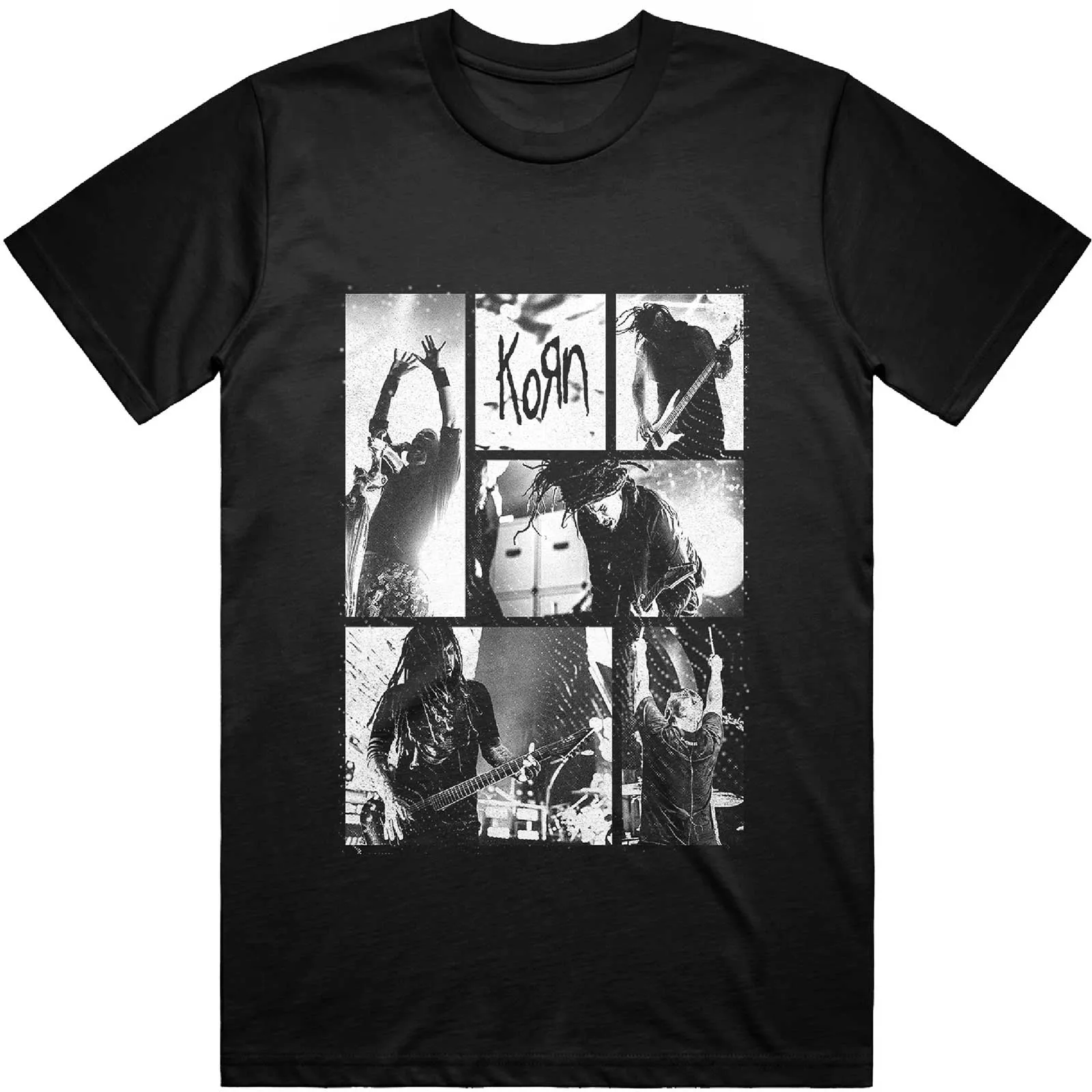 Korn - Unisex T-Shirt Blocks artwork