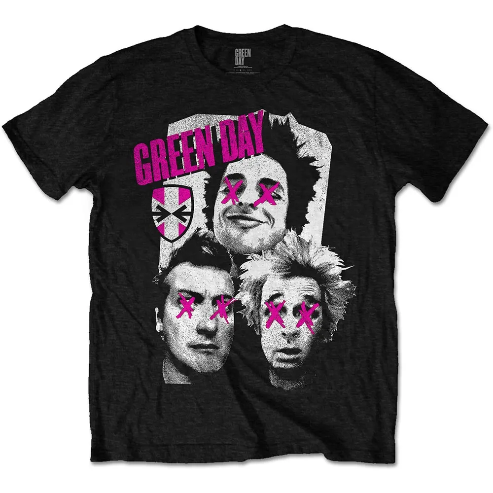 Green Day - Unisex T-Shirt Patchwork artwork
