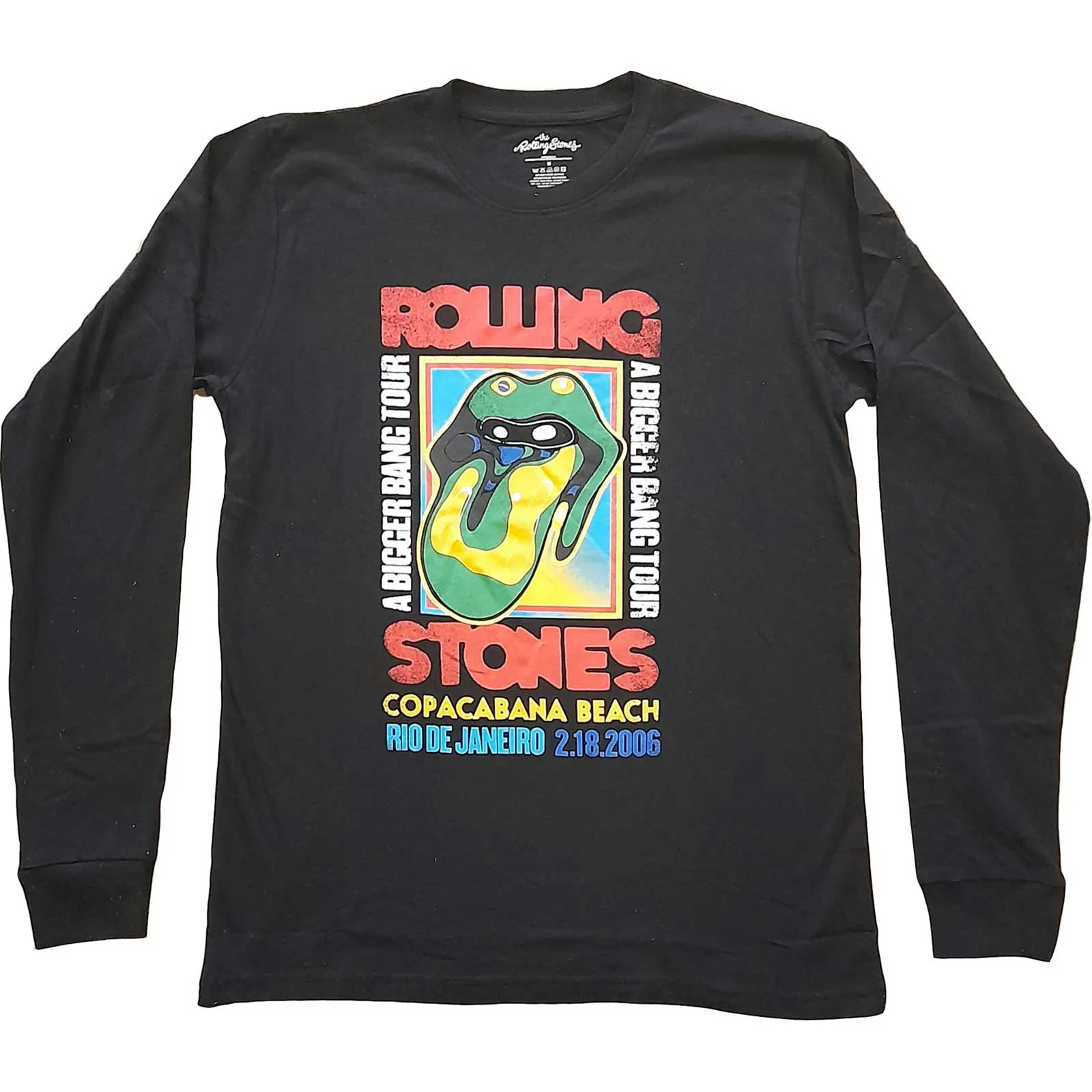 The Rolling Stones - Unisex Long Sleeve T-Shirt Copacabana Beach artwork