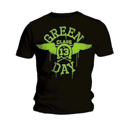 Green Day - Unisex T-Shirt Neon Black artwork