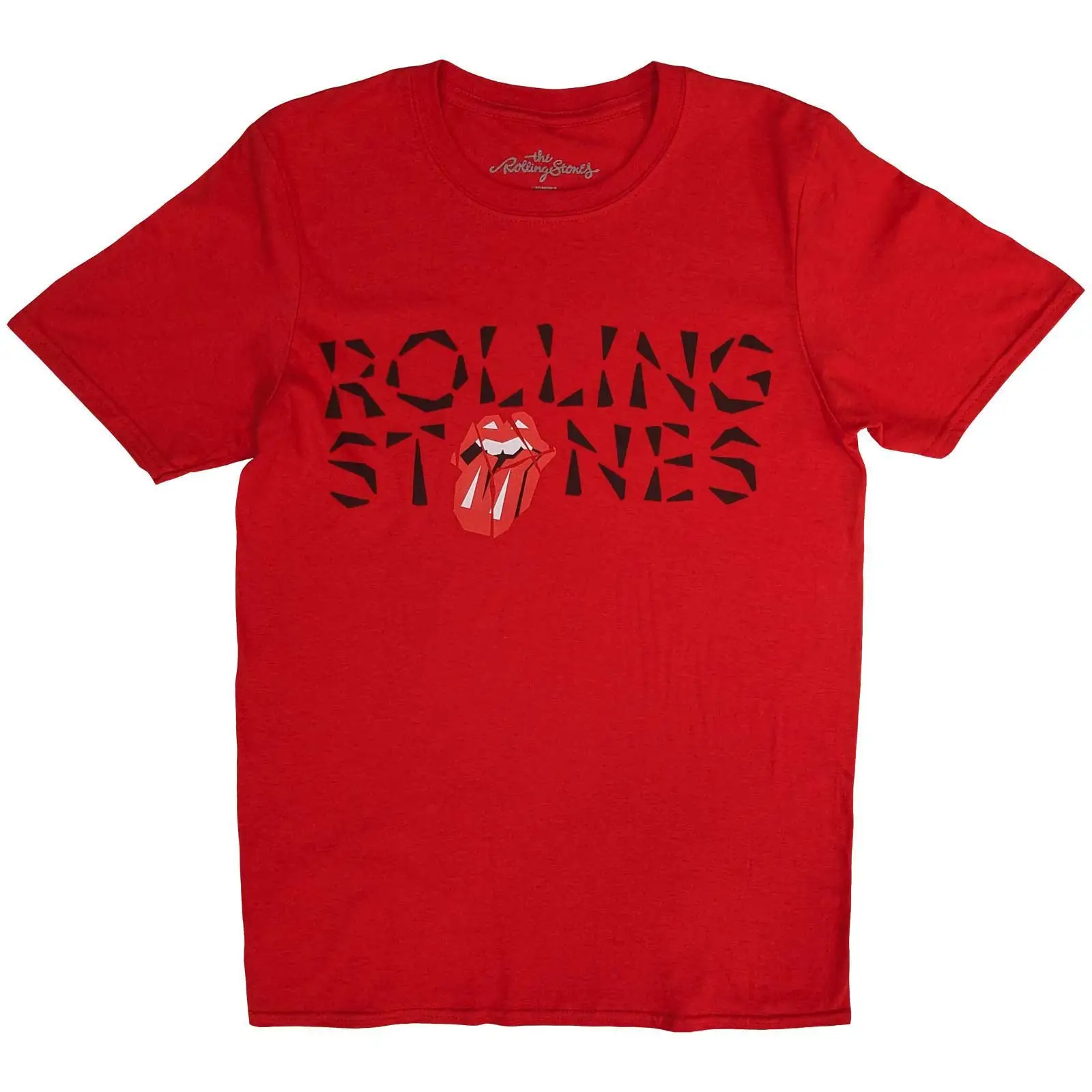 The Rolling Stones - The Rolling Stones Unisex T-Shirt: Hackney Diamonds Shard Logo  Hackney Diamonds Shard Logo Short Sleeves artwork
