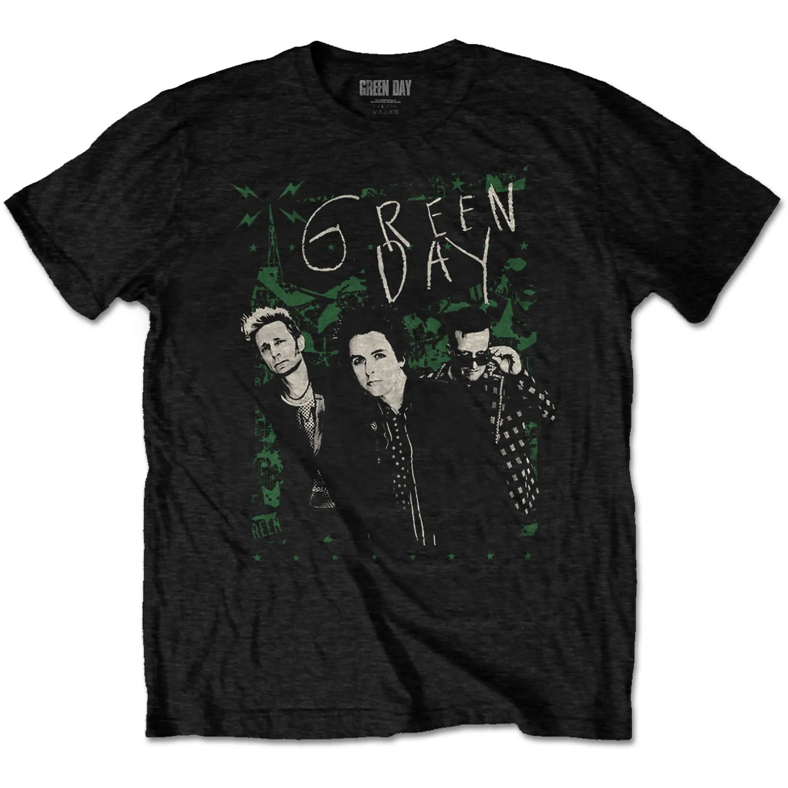 Green Day - Unisex T-Shirt Green Lean artwork
