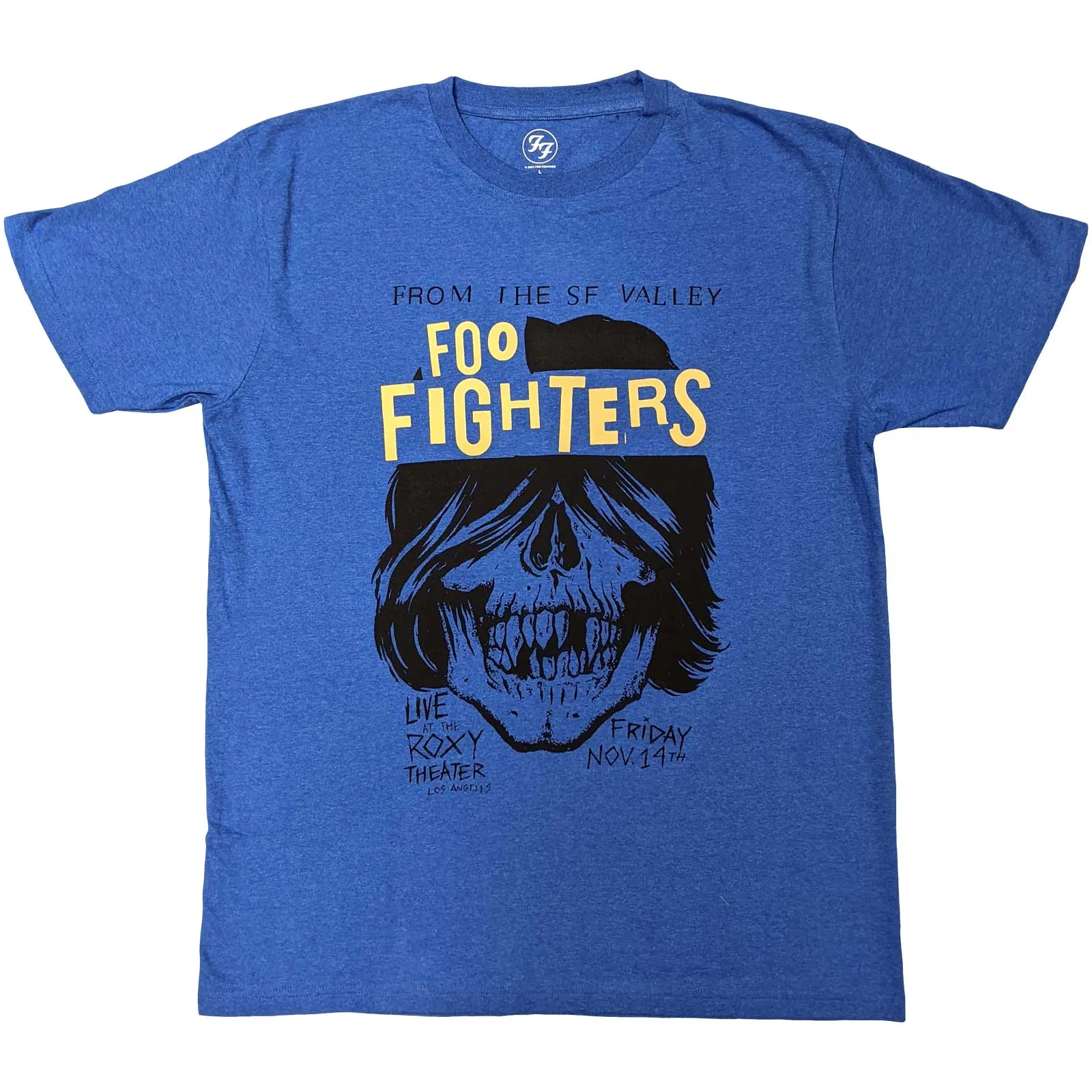 Foo Fighters - Unisex T-Shirt Roxy Flyer artwork