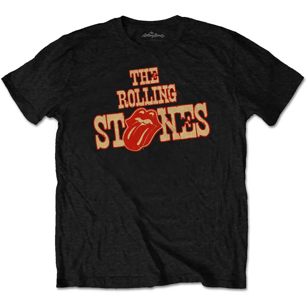 The Rolling Stones - Unisex T-Shirt Wild West Logo artwork