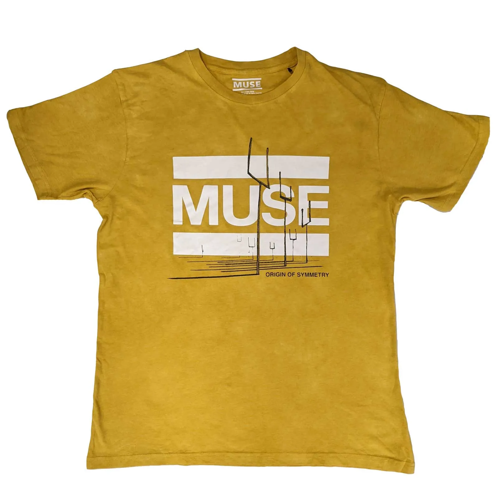 Muse - Unisex T-Shirt Origin of Symmetry Dip Dye, Mineral Wash, Dye Wash artwork